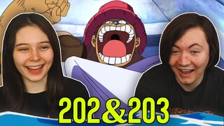 SCARY SCARY CHOPPER👒 One Piece Ep 202 & 203 REACTION & REVIEW