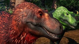3 Nanuqsaurus & 3 Suskityrannus Breakout & Fight - JWE Mods (4K 60FPS)