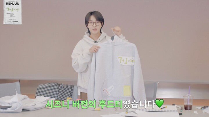 【NCT】7+1=♾️ 💚We’ll always be together💚 | Renjun-designed hoodie | DESIGNED BY RENJUN