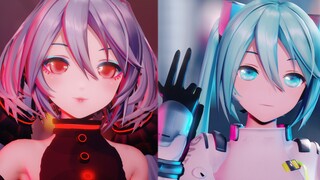 【MMD/Hatsune Miku】I choose the big sister on the left!!!