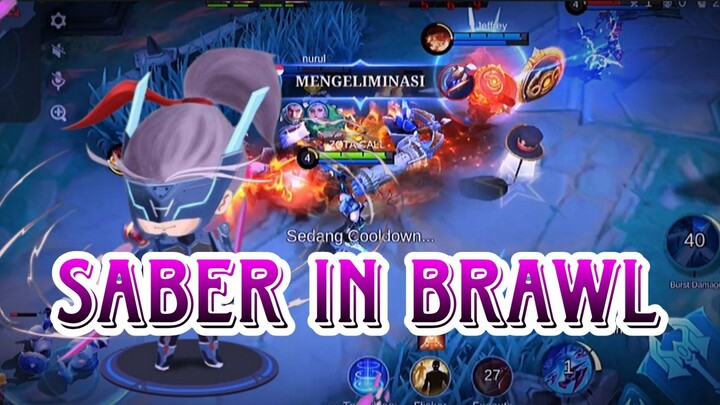 SABER IN BRAWL