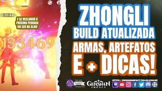 Zhongli: Build Atualizada com Status, Armas, Artefatos e mais - Genshin Impact