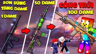 PIXEL SÁT CÁNH T GAMING CHƠI CHẾ ĐỘ SƠN SÚNG TĂNG DAME ** MINECRAFT TỬ CHIẾN FREE FIRE MAP CỔNG TRỜI