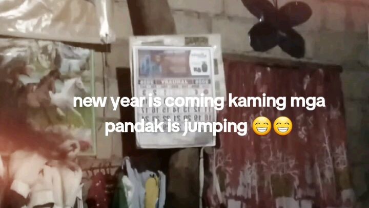 Happy New year  everyone  tumalon ang pandak