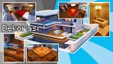 Cara Membuat Interior Design Ruangan Rumah Modern #10 ! || Minecraft Modern Pt.11