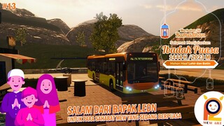 #13 HELLO GAMERS! Bus Simulator Hari Pertama Menjemput Para Bocil Yang Sedang Berpuasa Guys,Cape BGT