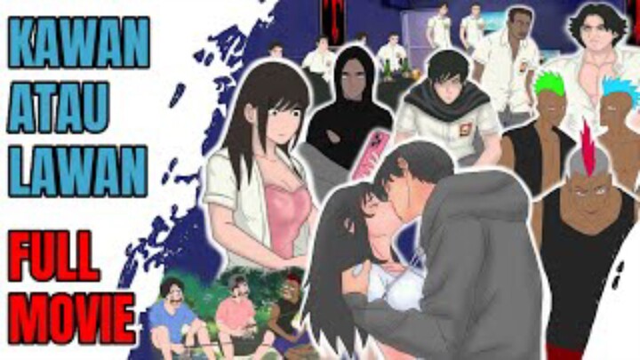 KAWAN ATAU LAWAN - FULL MOVIE - Animasi Drama Sekolah || ARVA PROJECT