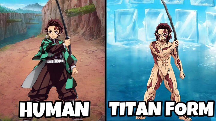 Ang Mga Hashira ng Demon Slayer Bilang Isang Titan