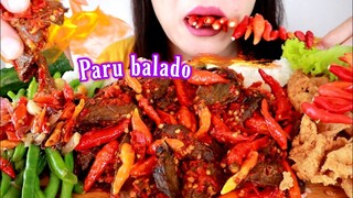 ASMR PARU BALADO TAHU KRIUK TUMIS BUNCIS | ASMR MUKBANG INDONESIA