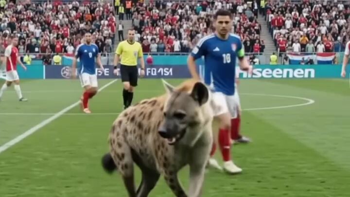 Hayena on the Field during live match 😱