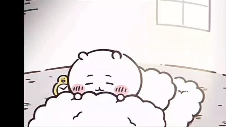 睡过头的吉伊哭唧唧，准时起床的吉伊笑嘻嘻