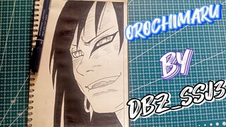 SPEED DRAWING OROCHIMARU BY DBZ_SSJ3😁