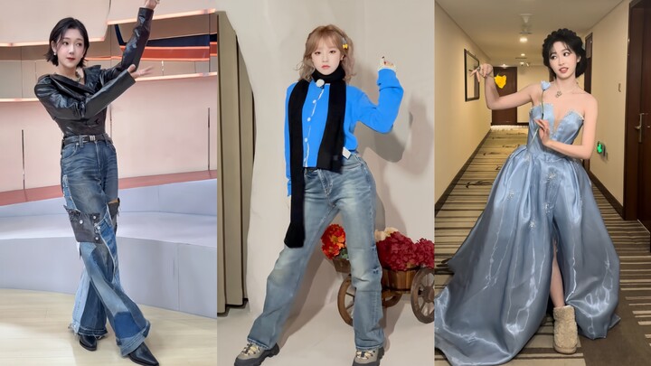 Tổng hợp thử thách nhảy chim cánh cụt của các nữ minh tinh nội địa năm 2025 (2)