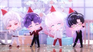 圣诞快乐ε(*･ω･)_/ﾟ:･☆来四份圣诞小蛋糕【恋与深空MMD】