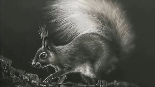 中学美术老师用粉笔绘画十分惊艳，被网友称：“被上帝吻过的手”