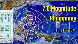01/21/2021 7.0 Magnitude Earthquake - Philippines - Time Lapse Spectros