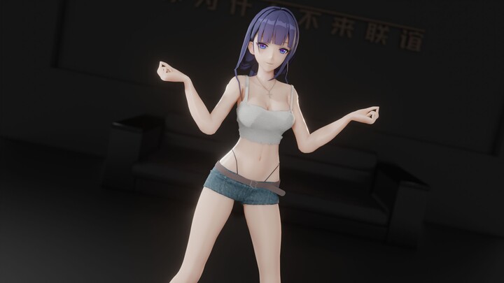 {芽衣MMD}看看腹肌