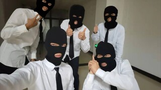 【เกาะสมบัติใหม่】เมื่อคุณสวมชุดหัวโจรโหดเต้นเพลงเกาะสมบัติใหม่ในงานเลี้ยงวันปีใหม่ของโรงเรียน แถมยังม