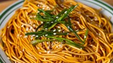 Food making- Scallion oil noodles with top secret formula