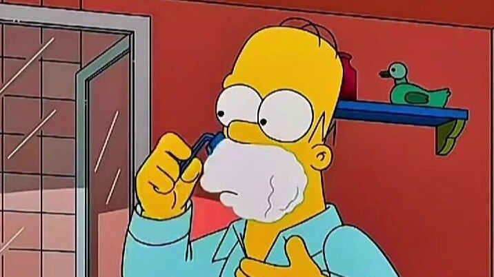 Tôi vừa phát hiện ra rằng bộ râu của Homer nằm trong vòng tròn đó.