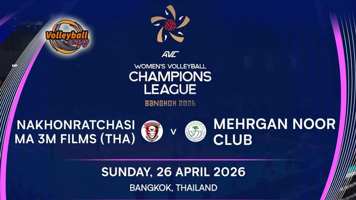 AVC 2026 - Nakhonratchasima 3M Film  3-0  Mehregan Noor Club - Pool A