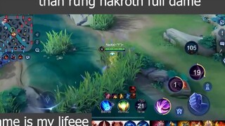 thần rừng nakroth full dame p2 #gameismylifeee