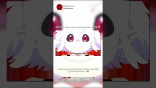 Demons also enjoy popping bubble wrap 😆 #anime #animememes #animeedits #shorts