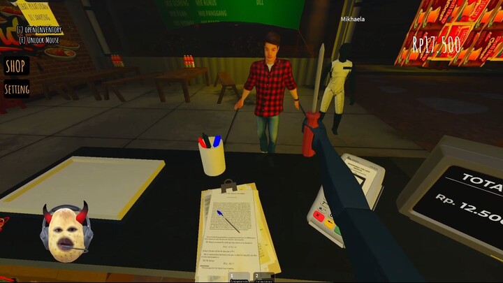 Roblox - Warung Indomie Anomalies, Banyak Yang Melayang Melayang 😱😱😱😱