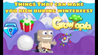 good things that can make you rich during winterfest | Growtopia