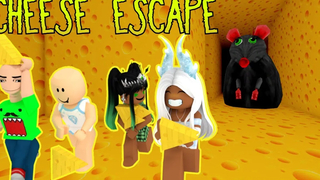 BOBBY และ JJ เล่น CHEESE ESCAPE /w Crystalline Gamerz Roblox ช่วงเวลาฮาๆ เปิดเผยเสียง