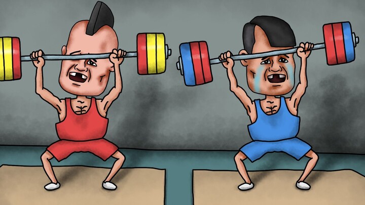 ปริศนาคาซี: นักกีฬาโอลิมปิกกำลังยกน้ำหนัก คนไหนทำเวลายากที่สุด?
