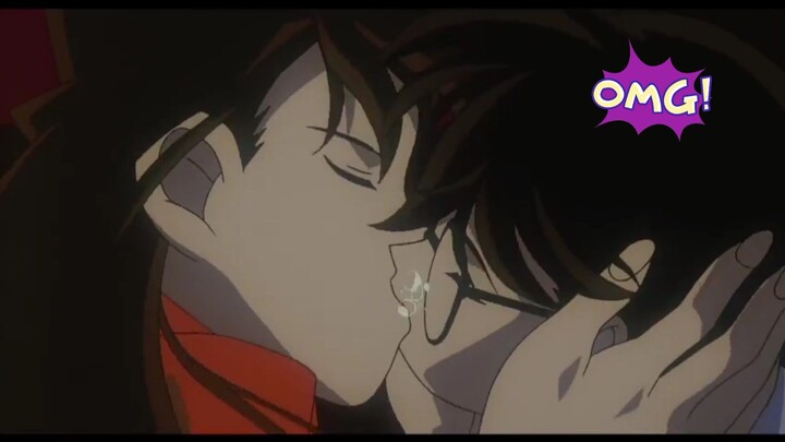 Conan kisses and makes love #Anime detektif Conan