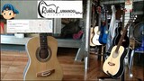 Mini Guitar Fiber Coated Oak White