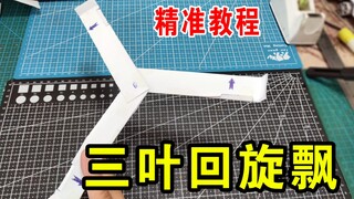 Three-leaf boomerang indoor version