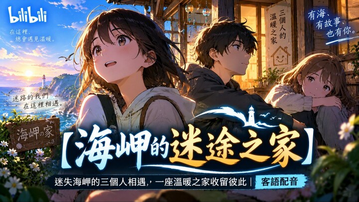 【海岬的迷途之家】迷失海岬的三個人相遇，一座溫暖之家收留彼此｜客語配音