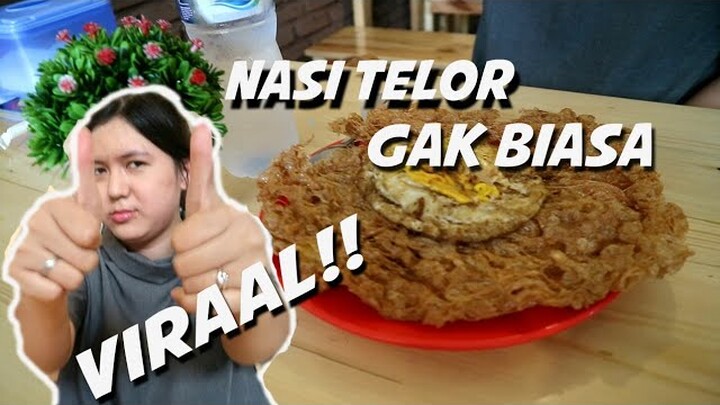 VIRAL!! NASI TELOR SENTOSA RAME BANGET