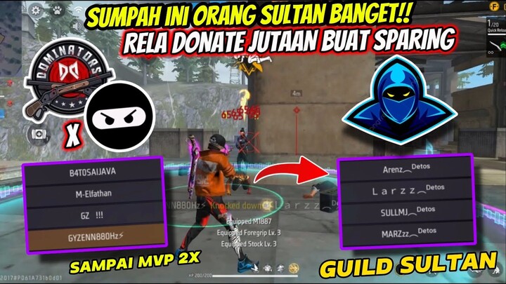 SUMPAH INI ORANG SULTAN BANGET‼️ RELA DONATE JUTAAN BUAT SPARING MELAWAN DOMI X NINJAYU🔥