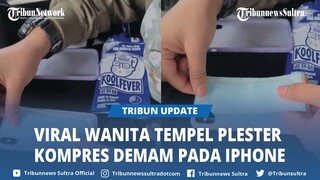 Viral Wanita Tempel Plester Kompres Demam pada iPhone yang Overheat, Berhasilkah?