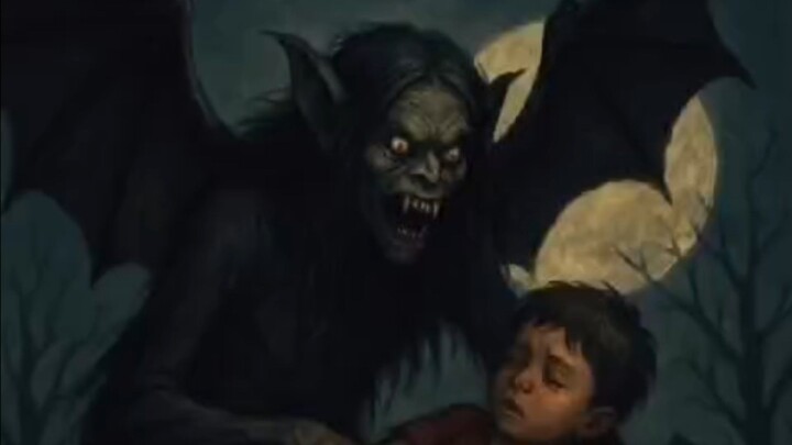 Kalong Wewe,” makhluk bersayap hitam yang mencuri jiwa anak-anak menjelang senja 👻🦇