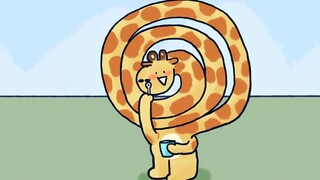 [Little Spear Zoo] The little turtle blows bubbles, which makes friends envious.