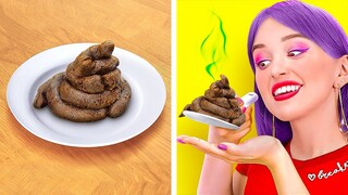 SWEET PRANK DIYS! || Funny Food Pranks And Hacks by 123 Go! Gold