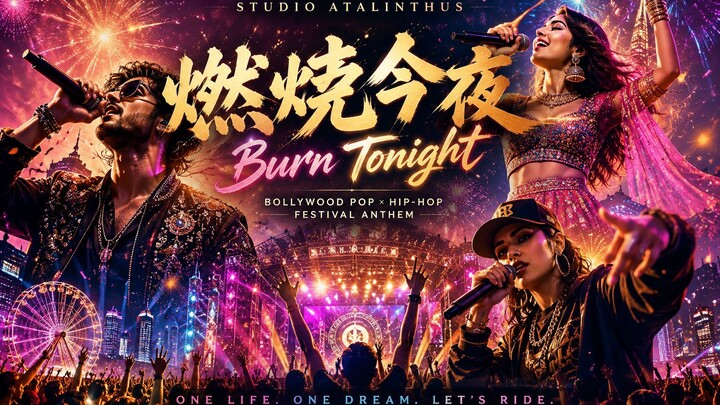 Studio Atalinthus – 燃烧今夜 (Burn Tonight) | Bollywood Duet × Rap Fusion