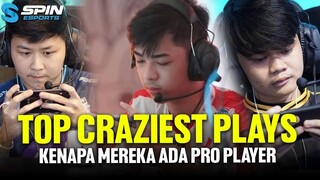 PANTES MEREKA PRO PLAYER MLBB TERBAIK-TERBAIK DUNIA! TOP CRAZIEST PLAYS & MOMENT MENENTUKAN!