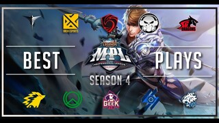 THE BEST PLAYS in MPL PH Season 4 : Week Number 2