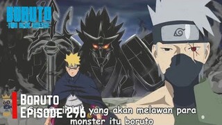 BORUTO EPISODE 296 SUB INDONESIA TERBARU PENUH FULL LAYAR\ Kakashi Membangkitkan Susanoo Untk Boruto