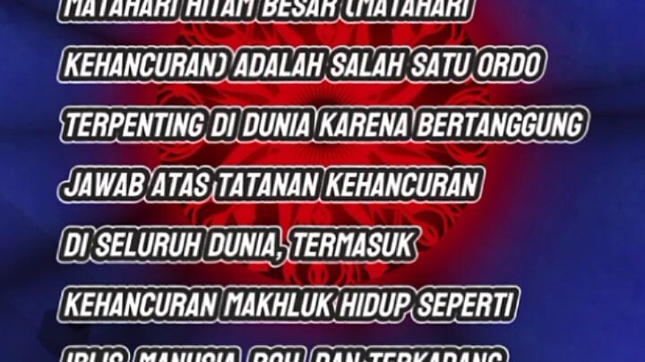 tatanan kehancuran milik dewa kehancuran abernyeyu☠️🔥