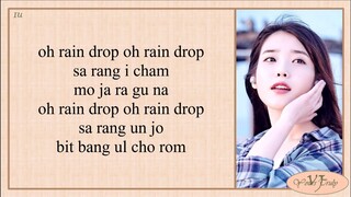 IU (아이유) - Rain Drop (Easy Lyrics)