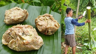 หมกหยวกกล้วยใส่หมู อาหารบ้านๆ เมนูง่ายๆ อร่อยสุดๆ หยวกกล้วยทำอะไรได้บ้าง Banana stem cooking