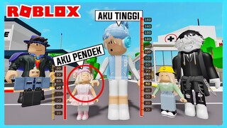 Aku Menjadi Paling Tinggi Dan Adiku Menjadi Pendek Di Roblox Brookhaven ft @Shasyaalala