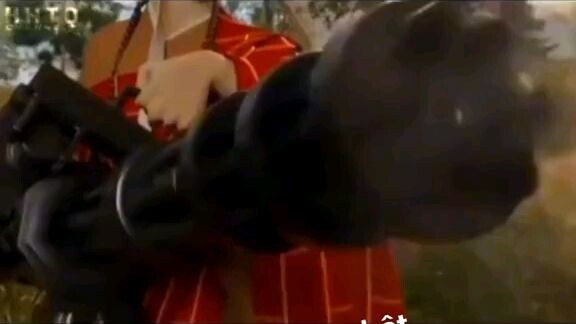 Đạn rơi cửa phật vạn vật nằm im tay cầm gattling chúng sinh bình đẳng